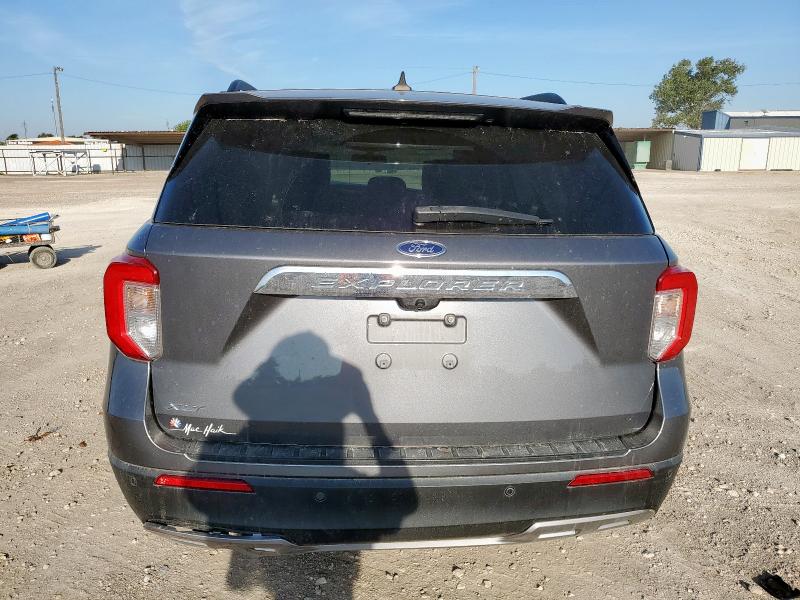 1FMSK7DH4NGA07703 - 2022 FORD EXPLORER XLT Gris foto 6