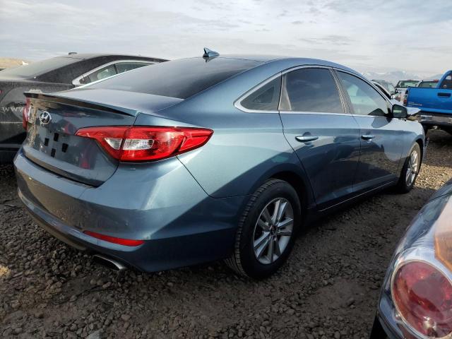 5NPE24AF6FH233466 - 2015 HYUNDAI SONATA SE BLUE photo 3