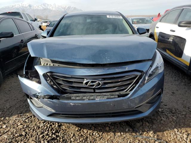 5NPE24AF6FH233466 - 2015 HYUNDAI SONATA SE BLUE photo 5