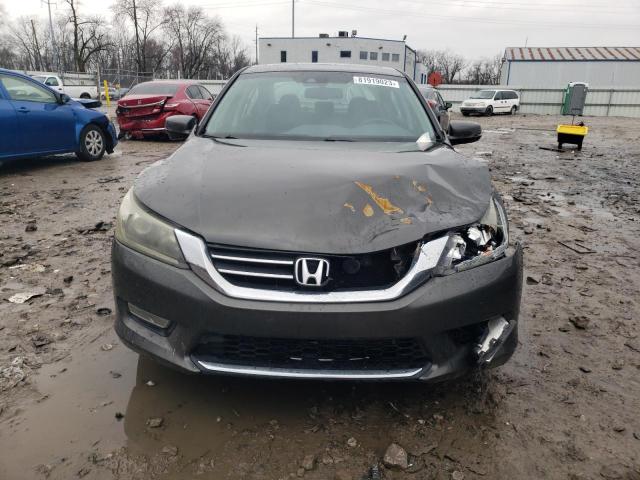 1HGCR2F83DA140637 - 2013 HONDA ACCORD EXL GRAY photo 5