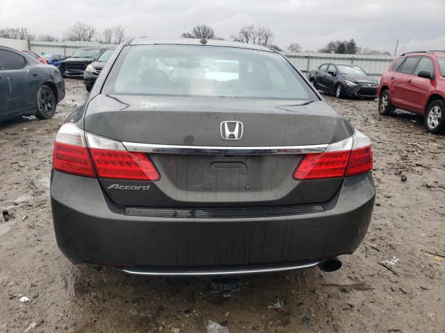 1HGCR2F83DA140637 - 2013 HONDA ACCORD EXL GRAY photo 6