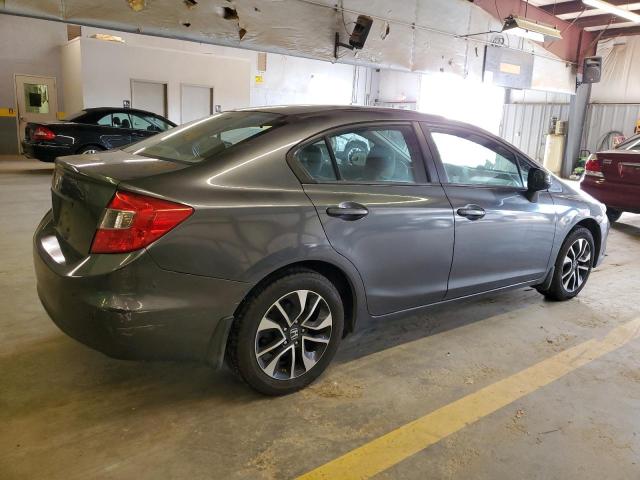 2HGFB2F91CH322833 - 2012 HONDA CIVIC EXL GRAY photo 3