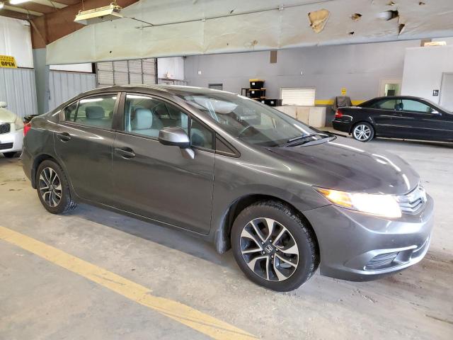 2HGFB2F91CH322833 - 2012 HONDA CIVIC EXL Մոխրագույն լուսանկար 4