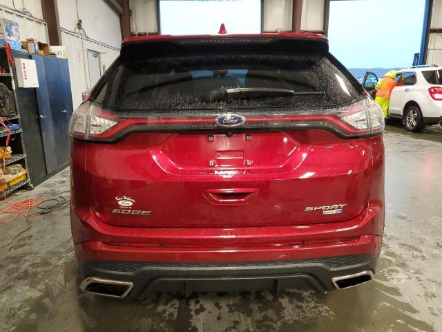 2FMPK4APXJBC42561 - 2018 FORD EDGE SPORT BURGUNDY photo 6