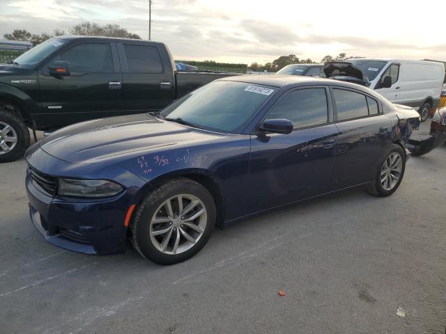 2C3CDXHGXGH188225 - 2016 DODGE CHARGER SXT BLUE photo 1