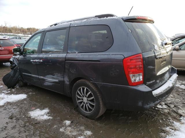 KNDMH4C78C6486830 - 2012 KIA SEDONA EX CHARCOAL photo 2