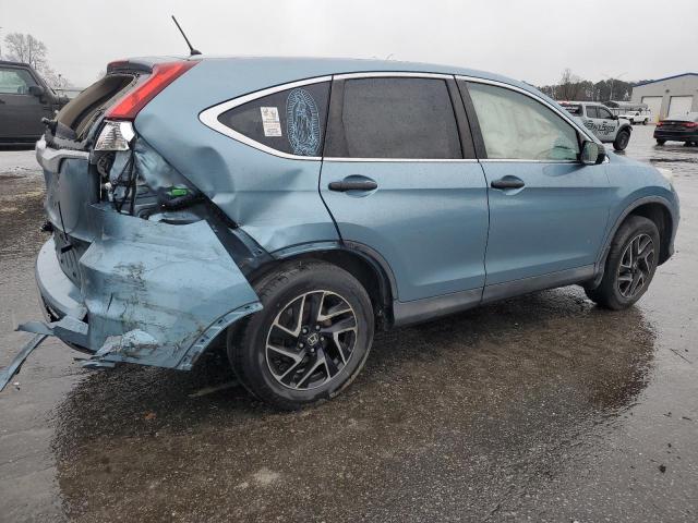 2HKRM3H41GH536697 - 2016 HONDA CR-V SE BLUE photo 3