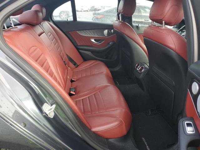 55SWF4KB6FU007154 - 2015 MERCEDES-BENZ C 300 4MATIC GRAY photo 10