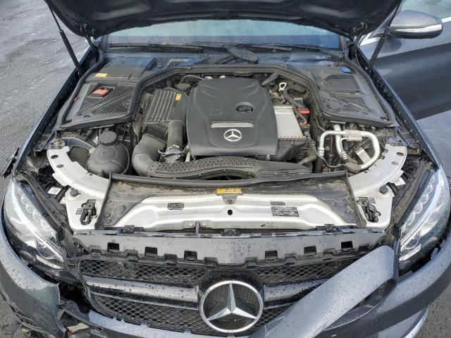 55SWF4KB6FU007154 - 2015 MERCEDES-BENZ C 300 4MATIC GRAY photo 11