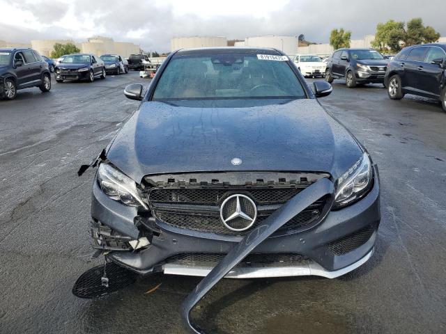 55SWF4KB6FU007154 - 2015 MERCEDES-BENZ C 300 4MATIC GRAY photo 5