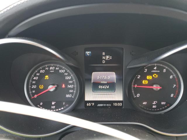 55SWF4KB6FU007154 - 2015 MERCEDES-BENZ C 300 4MATIC GRAY photo 9