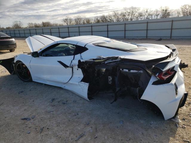 1G1YC2D48M5122450 - 2021 CHEVROLET CORVETTE STINGRAY 3LT WHITE photo 2