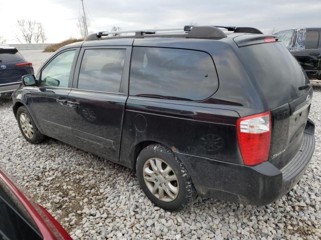 KNDMB233766053068 - 2006 KIA SEDONA EX BLACK photo 2