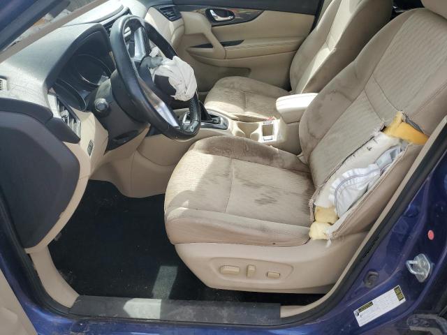 KNMAT2MT1JP580475 - 2018 NISSAN ROGUE S BLUE photo 7