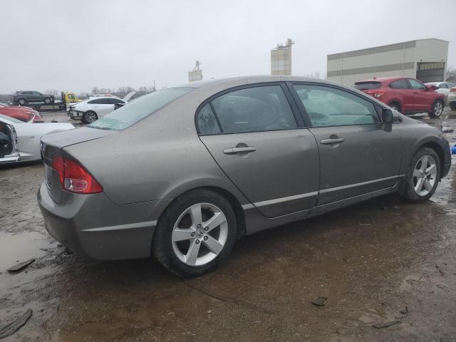 1HGFA16868L097548 - 2008 HONDA CIVIC EX GRAY photo 3