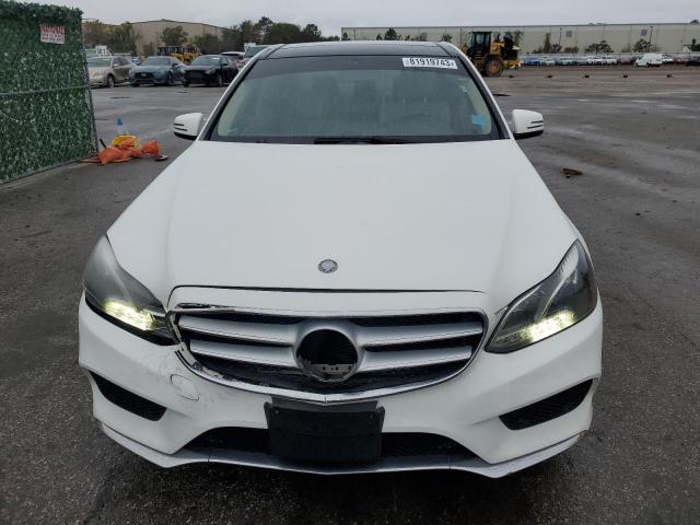 WDDHF5KB6EA826209 - 2014 MERCEDES-BENZ E 350 WHITE photo 5