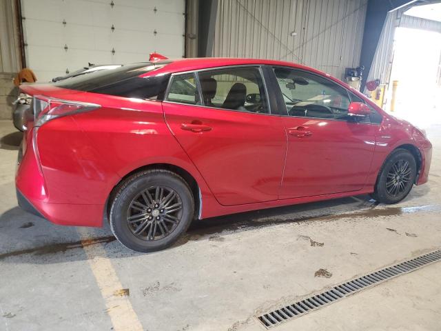 JTDKBRFU5H3549205 - 2017 TOYOTA PRIUS أحمر صورة 3