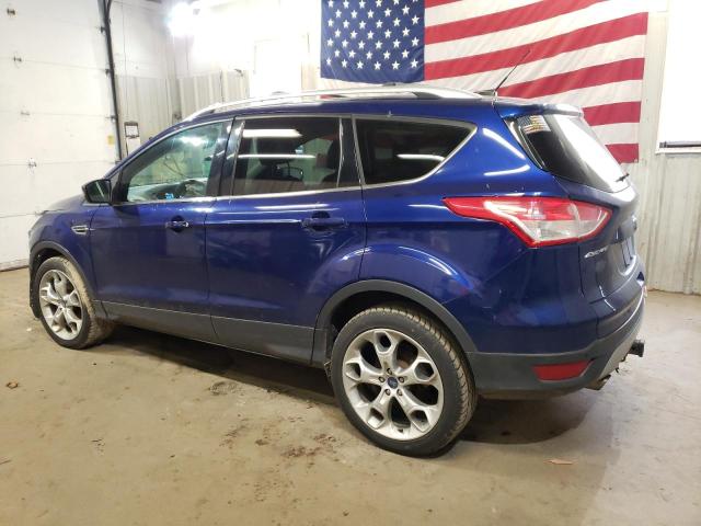 1FMCU9J9XDUA29034 - 2013 FORD ESCAPE TITANIUM BLUE photo 2