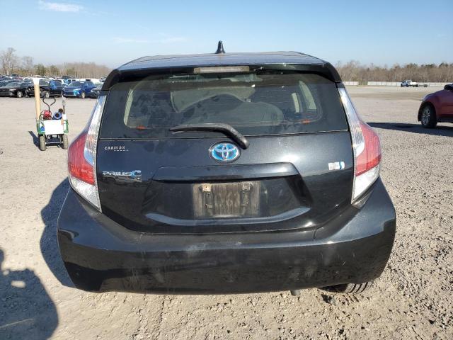 JTDKDTB3XF1584738 - 2015 TOYOTA PRIUS C BLACK photo 6