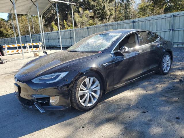 5YJSA1E21HF187915 - 2017 TESLA MODEL S შავი ფოტო 1