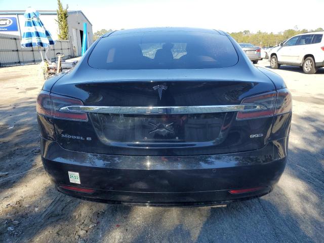 5YJSA1E21HF187915 - 2017 TESLA MODEL S შავი ფოტო 6