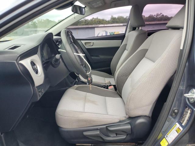 2T1BURHE3HC883496 - 2017 TOYOTA COROLLA L GRAY photo 7