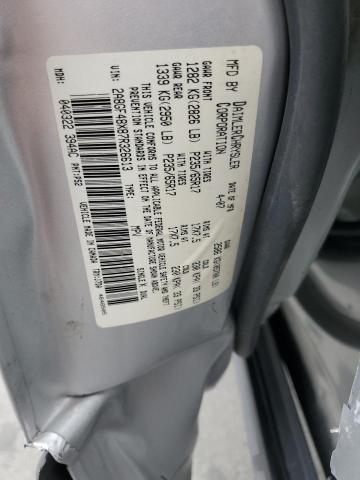 2A8GF48X87R326613 - 2007 CHRYSLER PACIFICA فضي صورة 13