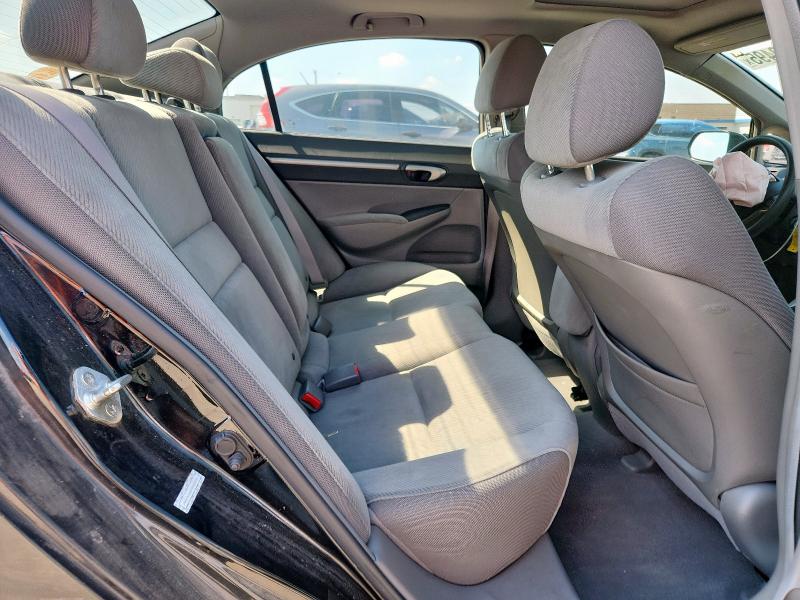 2HGFA16889H542595 - 2009 HONDA CIVIC EX BLACK photo 10