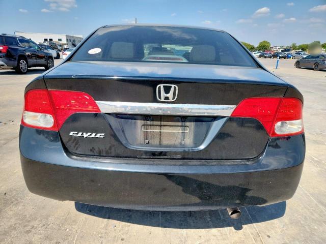 2HGFA16889H542595 - 2009 HONDA CIVIC EX BLACK photo 6