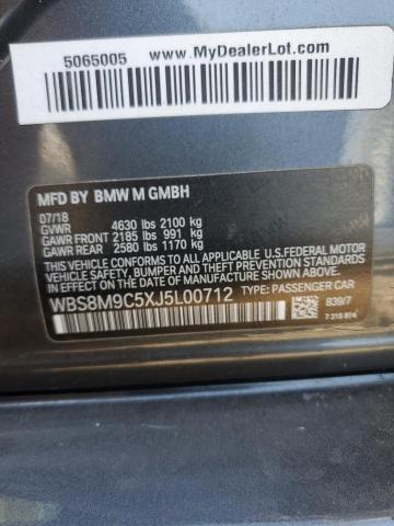 WBS8M9C5XJ5L00712 - 2018 BMW M3 灰色 照片 12
