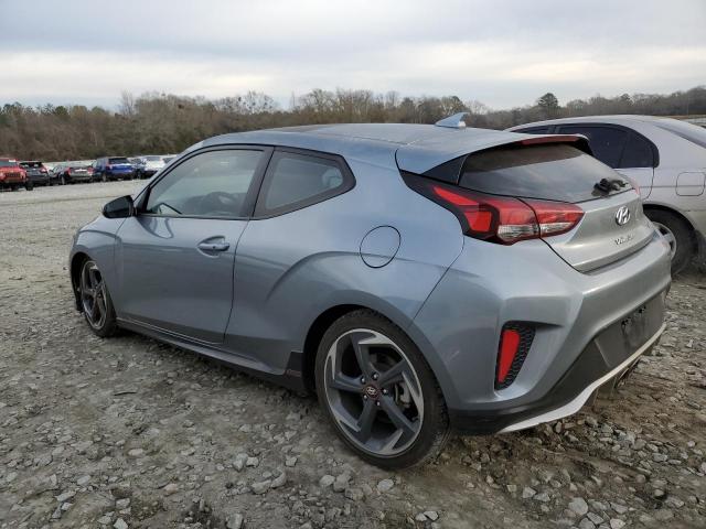 KMHTH6AB1LU030237 - 2020 HYUNDAI VELOSTER TURBO GRAY photo 2