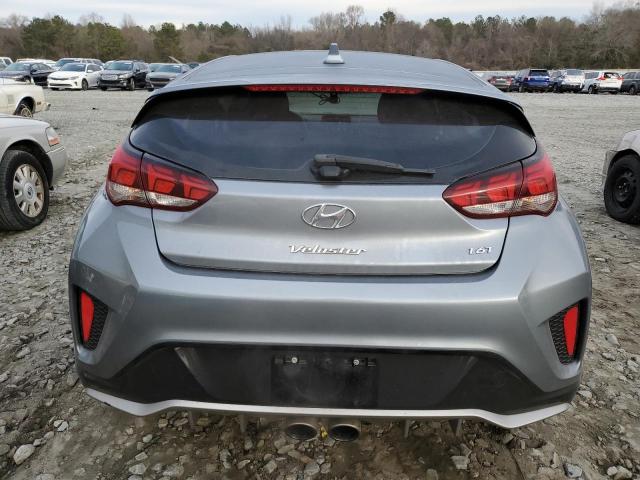 KMHTH6AB1LU030237 - 2020 HYUNDAI VELOSTER TURBO GRAY photo 6