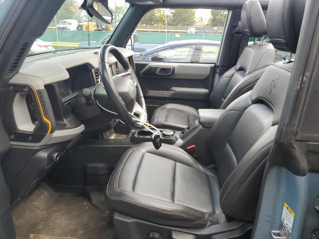 1FMEE5DH0MLA77116 - 2021 FORD BRONCO BASE BLUE photo 7