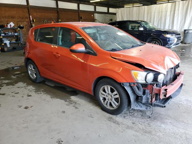 1G1JC6SH1C4113933 - 2012 CHEVROLET SONIC LT Қызғылт сары фото 4