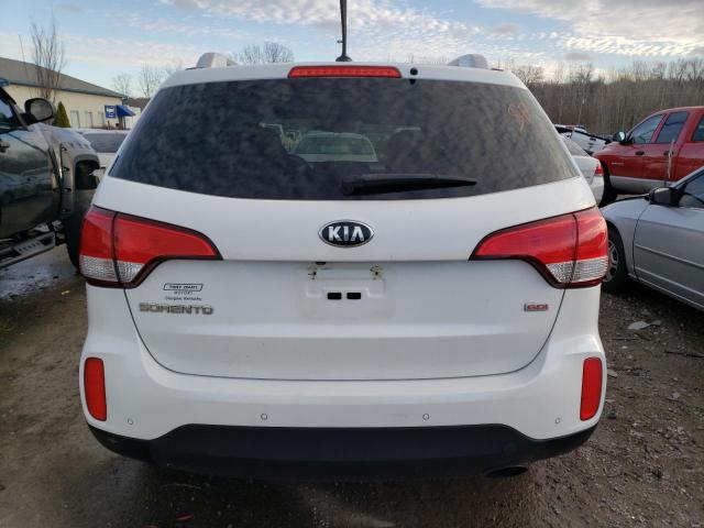 5XYKT4A63FG658649 - 2015 KIA SORENTO LX WHITE photo 6