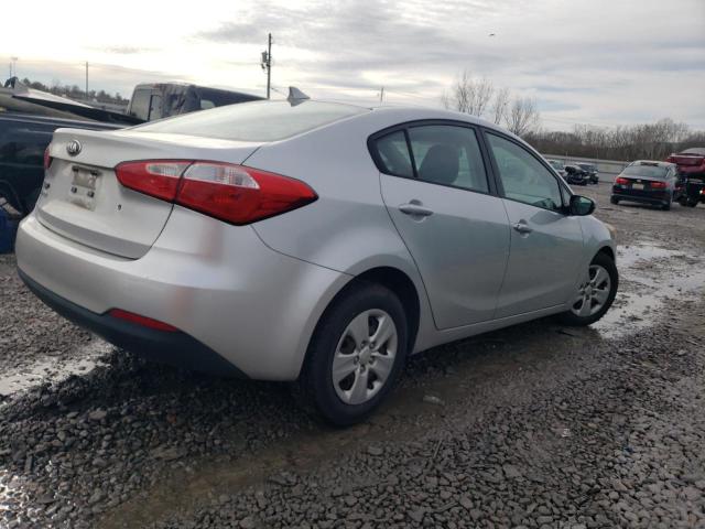 KNAFK4A65E5171977 - 2014 KIA FORTE LX SILVER photo 3