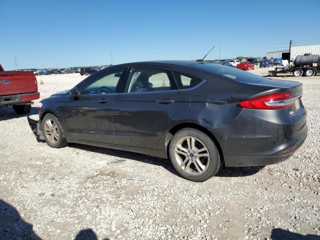 3FA6P0HD7JR267561 - 2018 FORD FUSION SE GRAY photo 2