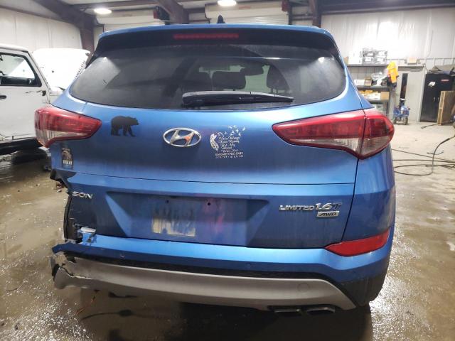 KM8J3CA23JU621154 - 2018 HYUNDAI TUCSON VALUE BLUE photo 6