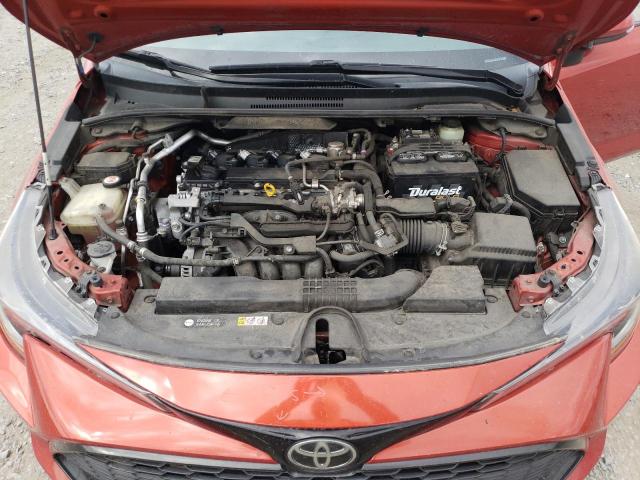 JTNK4RBE3K3003160 - 2019 TOYOTA COROLLA SE ORANGE photo 11