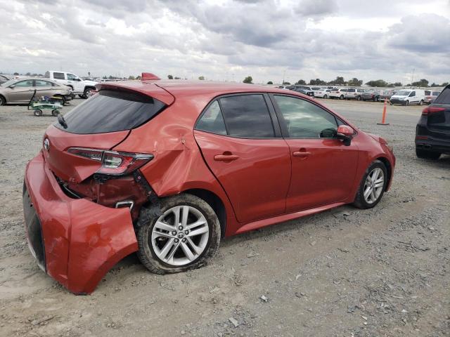 JTNK4RBE3K3003160 - 2019 TOYOTA COROLLA SE ORANGE photo 3