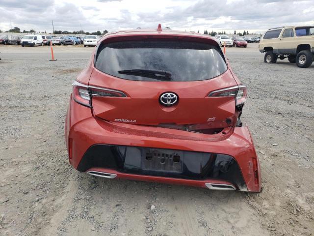 JTNK4RBE3K3003160 - 2019 TOYOTA COROLLA SE ORANGE photo 6