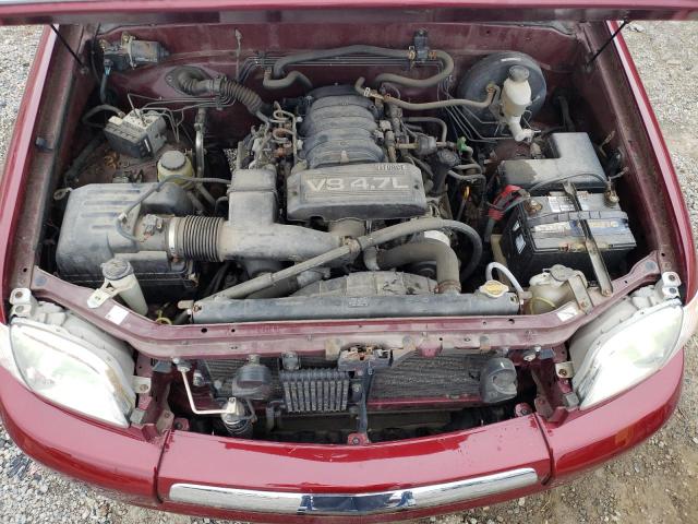 5TBBT44105S466390 - 2005 TOYOTA TUNDRA ACCESS CAB SR5 MAROON photo 11