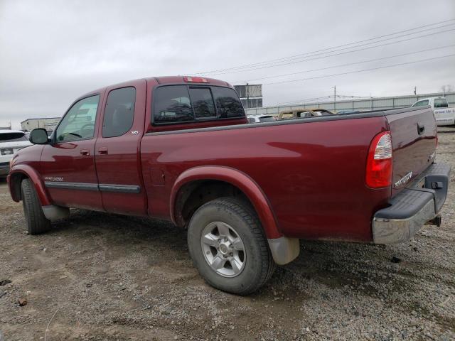 5TBBT44105S466390 - 2005 TOYOTA TUNDRA ACCESS CAB SR5 MAROON photo 2