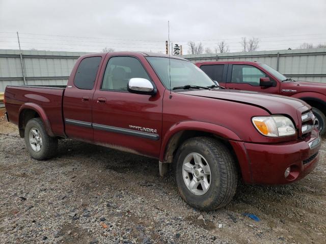 5TBBT44105S466390 - 2005 TOYOTA TUNDRA ACCESS CAB SR5 MAROON photo 4