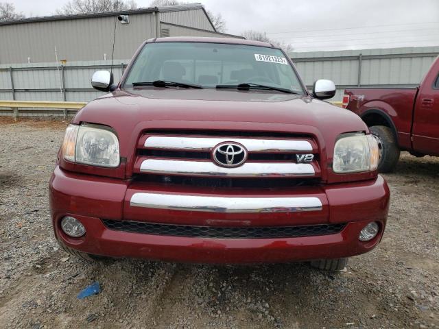 5TBBT44105S466390 - 2005 TOYOTA TUNDRA ACCESS CAB SR5 MAROON photo 5