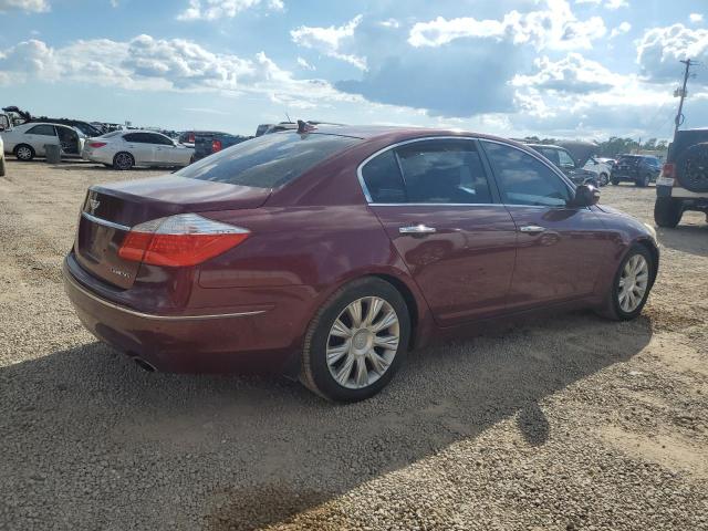 KMHGC4DE7BU133977 - 2011 HYUNDAI GENESIS 3.8L BURGUNDY photo 3