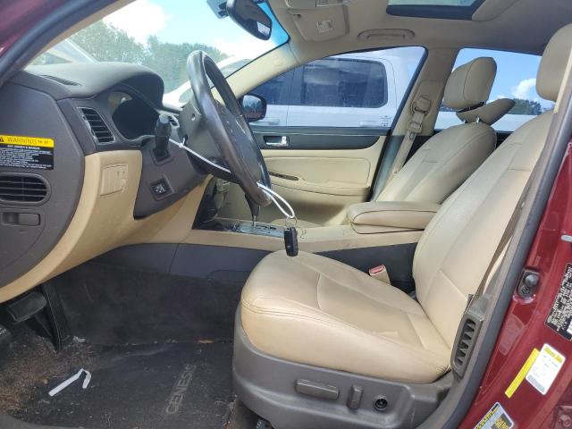 KMHGC4DE7BU133977 - 2011 HYUNDAI GENESIS 3.8L BURGUNDY photo 7