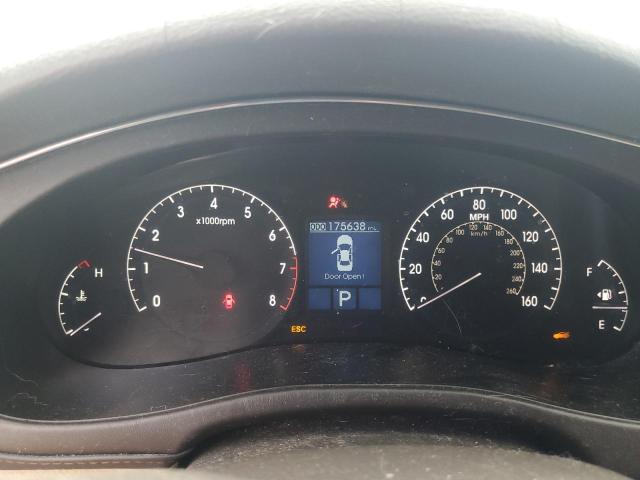 KMHGC4DE7BU133977 - 2011 HYUNDAI GENESIS 3.8L BURGUNDY photo 9