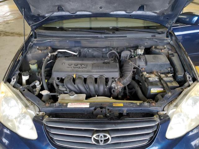 1NXBR32E74Z291034 - 2004 TOYOTA COROLLA CE BLUE photo 11