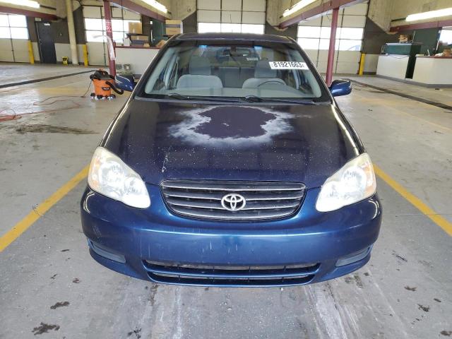 1NXBR32E74Z291034 - 2004 TOYOTA COROLLA CE BLUE photo 5